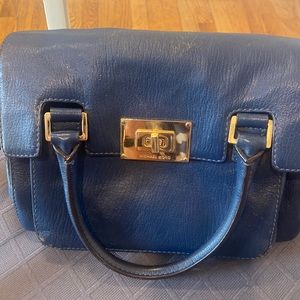 Navy blue Michael Kors purse